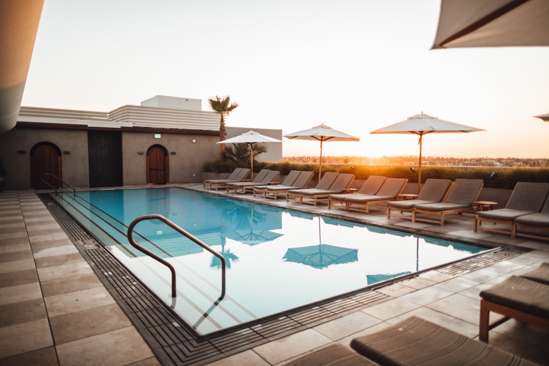Backyard pool warmed for year-round swimming